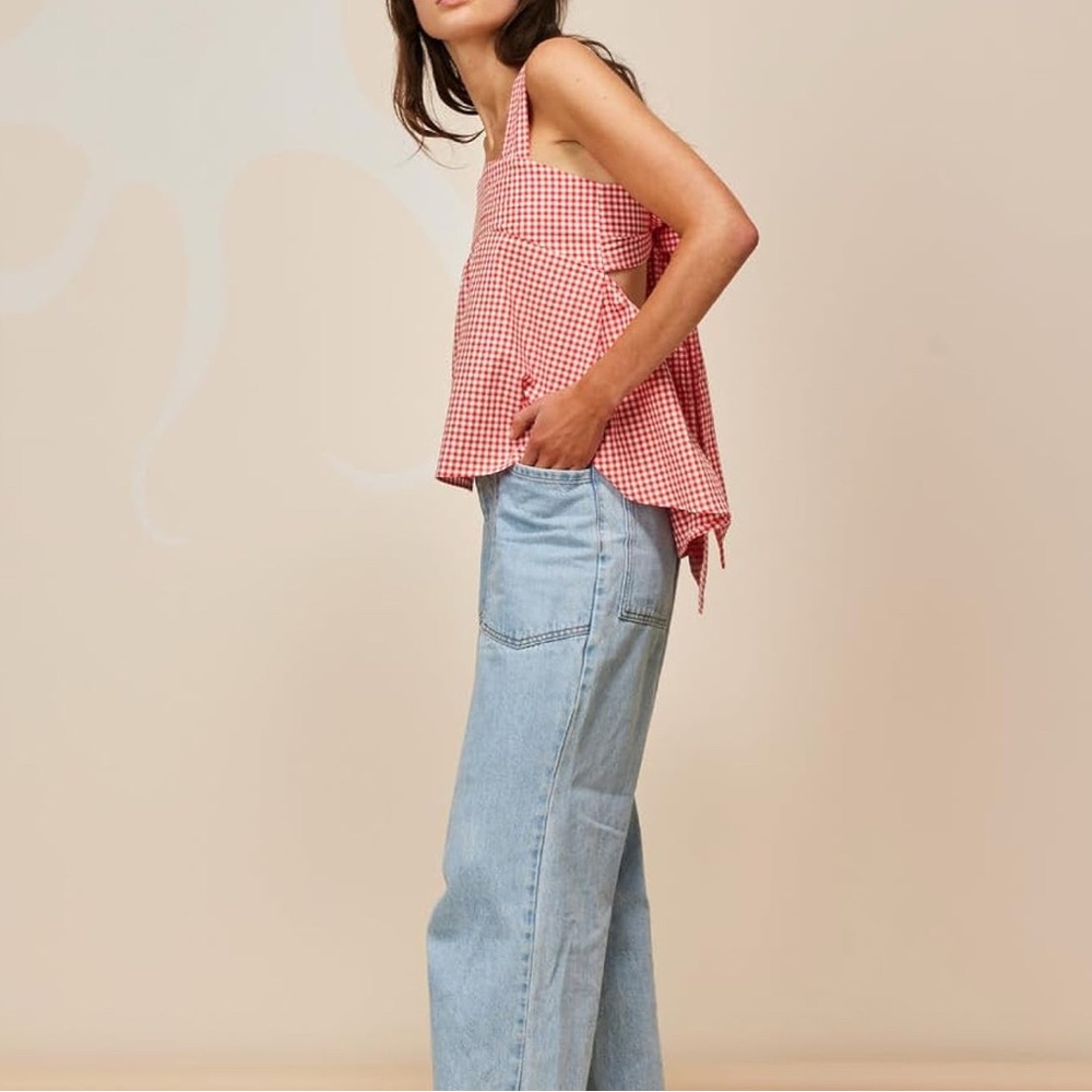 Gingham Halter Top by [Brand]